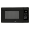 GE 1.1 cu. ft. Countertop Microwave Oven with 950 Watts, Weight & Time Defrost, Add 30 Seconds, Kitchen Timer, Child Lock, and Glass Turntable: Black