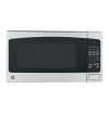 GE Countertop Microwave Oven, 1,200-watt Capacity, 2.0 Cubic Ft., 8 Auto Setting Cooking Settings, Child-Lock Technology, Kitchen Essentials for the Countertop, Dorm Room or Apartment, Satinless Steel