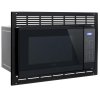 RV Microwave | .9 Cubic Ft Black Microwave with Trim Kit | 900 Watt Direct replacement for High Pointe