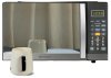 Emerson MWG1191SB Countertop Microwave Oven with 1100W Grill Function, Sleek Mirrored Finish 10 Power Levels, 6 Auto Menus, Glass Turntable and Child Safe Lock, 1.1 Cu. Ft, Stainless Steel