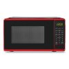 0.7 cu. ft. Countertop Microwave Oven, 700 Watts， New (Color : Red)