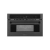 ZLINE 30" 1.6 cu ft. Built-in Convection Microwave Oven in Black Stainless Steel with Speed and Sensor Cooking (MWO-30-BS)