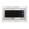 BRAMA Microwave Oven Built-In 1200-Watts with 10 Power Levels Pre-Set Cooking Settings and Express Cook, Sensor and Speed Cooking and Silent Mode with Glass Turntable, 2.2 Cu.Ft., Metallic