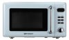 Emerson MWR7020BL-N Retro Digital Microwave Oven with Timer & LED Display 700W, 5 Micro Power Levels, 8 Pre-Programmed Settings, Time & Weight Defrost with Child Safe Lock, 0.7 Cu. Ft, Blue